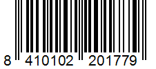 Barcode 8410102201779