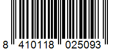 Barcode 8410118025093
