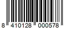 Barcode 8410128000578