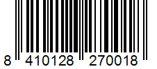 Barcode 8410128270018