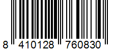Barcode 8410128760830