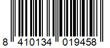 Barcode 8410134019458