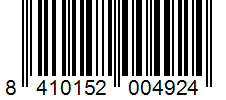 Barcode 8410152004924