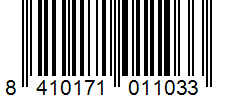Barcode 8410171011033