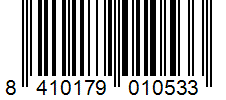 Barcode 8410179010533