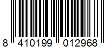 Barcode 8410199012968