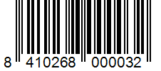 Barcode 8410268000032