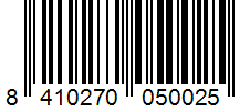 Barcode 8410270050025