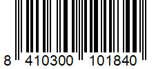 Barcode 8410300101840