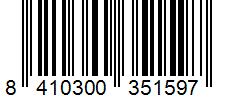 Barcode 8410300351597