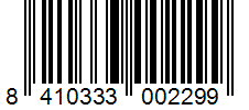 Barcode 8410333002299
