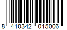 Barcode 8410342015006