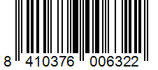 Barcode 8410376006322