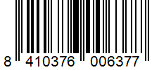 Barcode 8410376006377