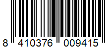 Barcode 8410376009415