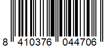 Barcode 8410376044706