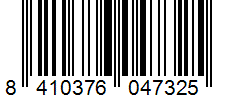 Barcode 8410376047325