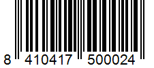 Barcode 8410417500024