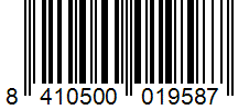 Barcode 8410500019587