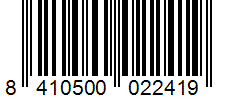 Barcode 8410500022419