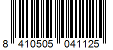 Barcode 8410505041125