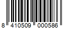 Barcode 8410509000586