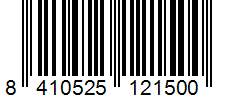 Barcode 8410525121500