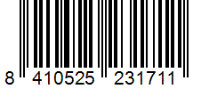 Barcode 8410525231711