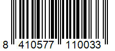 Barcode 8410577110033