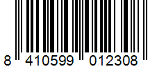 Barcode 8410599012308