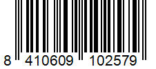 Barcode 8410609102579