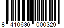 Barcode 8410636000329