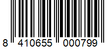Barcode 8410655000799