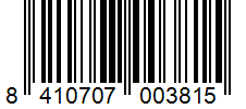Barcode 8410707003815