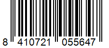 Barcode 8410721055647