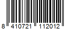 Barcode 8410721112012