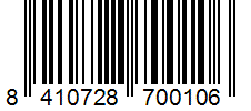 Barcode 8410728700106