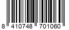Barcode 8410748701060