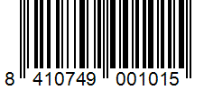 Barcode 8410749001015
