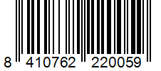 Barcode 8410762220059