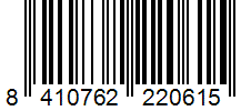 Barcode 8410762220615