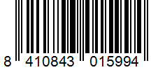 Barcode 8410843015994