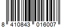Barcode 8410843016007