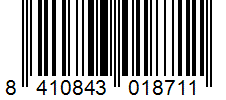 Barcode 8410843018711