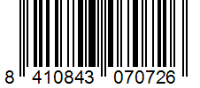 Barcode 8410843070726