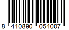 Barcode 8410890054007