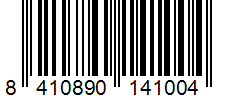 Barcode 8410890141004