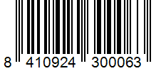 Barcode 8410924300063