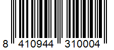 Barcode 8410944310004