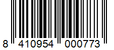 Barcode 8410954000773